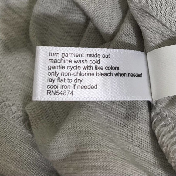 The Limited Top Womens Medium Gray Embroidered Abstract Slubbed Casual Blouse - Picture 6 of 11